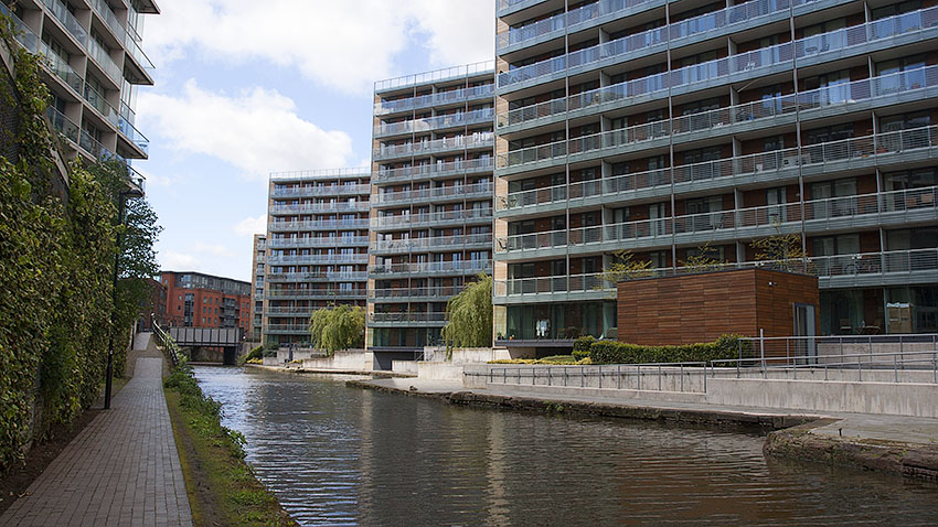 Apartment blocks at Castlefield Apartment blocks at Castlefield
