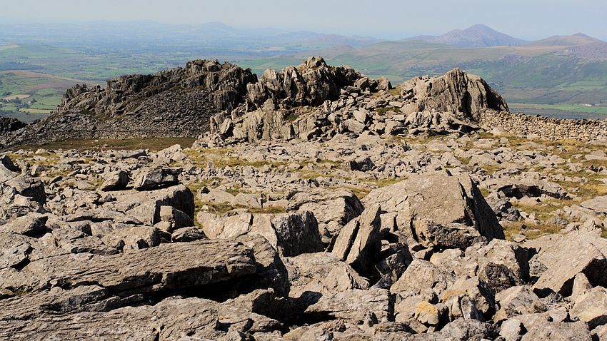 Mynydd Graig Goch summit area