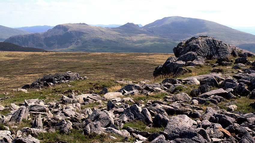 The Hebog ridge from Mynydd Graig Goch