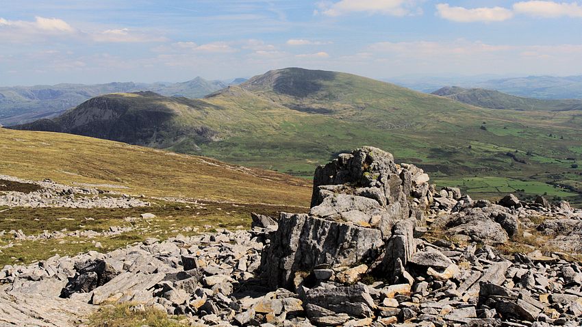 The Hebog ridge from Garnedd-goch