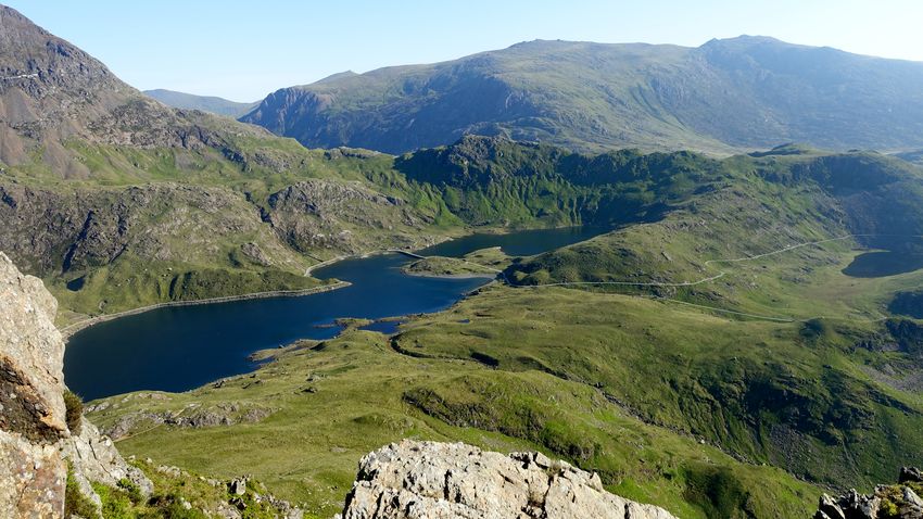 Llyn Llydaw & the Glyderau Llyn Llydaw & the Glyderau