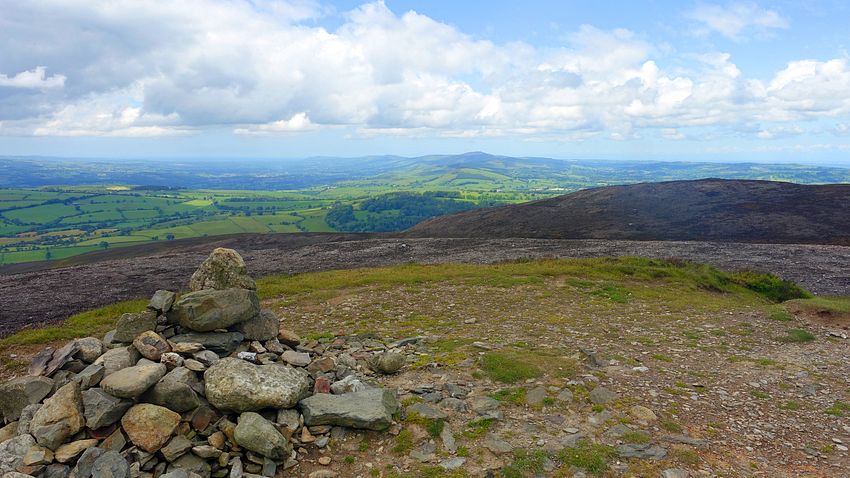 Summit of Moel y Gamelin