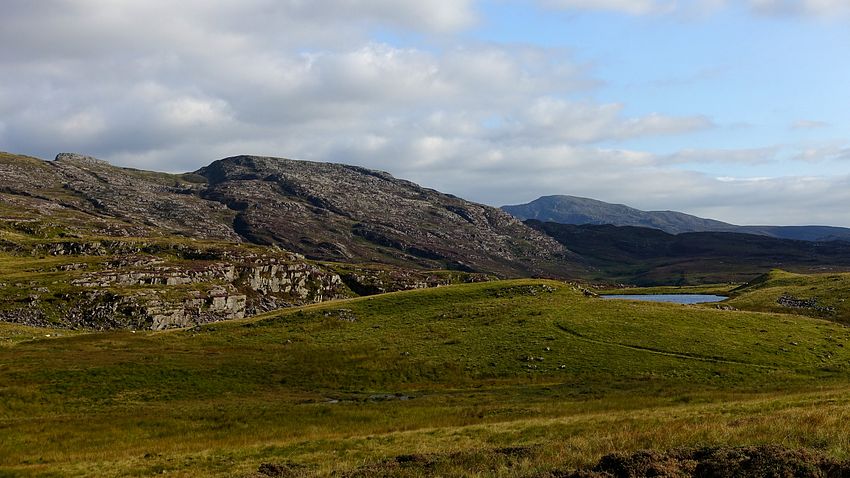 View towards Llyn Eiddew-bach