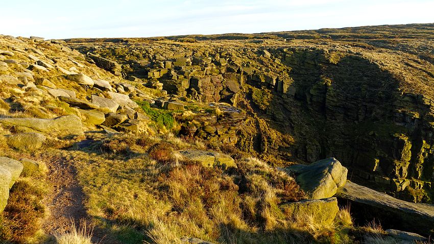 View to southern side of Kinder Downfall View to southern side of Kinder Downfall