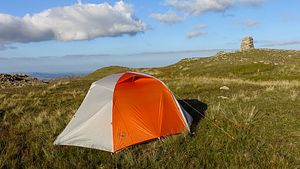 Pitch on Rhobell Fawr