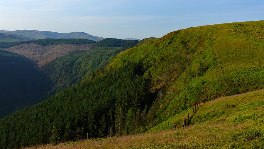 View back to Creigiau Bwlch Hyddgen View back to Creigiau Bwlch Hyddgen