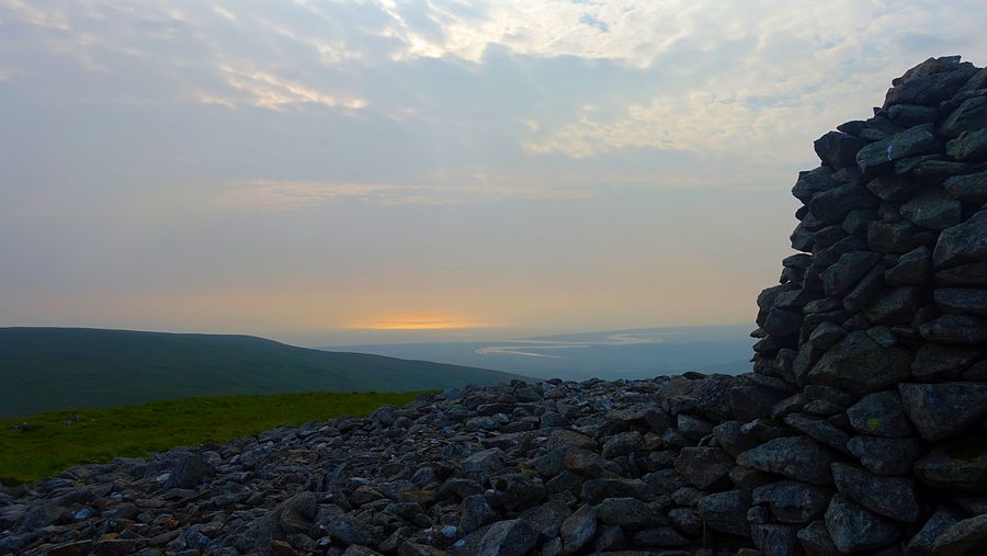 View to the sea from Whitfell cairn View to the sea from Whitfell cairn