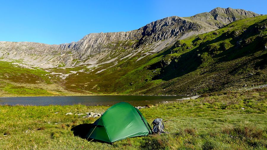 Pitch at Llyn Gafr