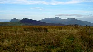 Idris hills from Esgair Berfa