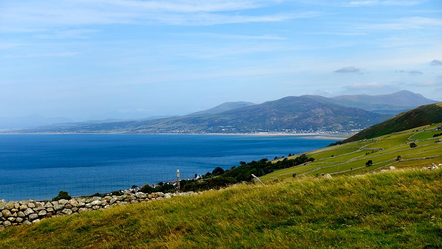 View back over Barmouth Bay