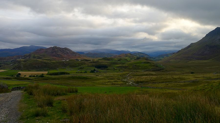 Early view towards the Bryn Brith group