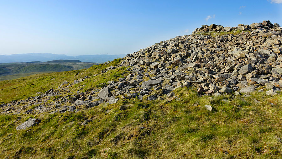 Pumlumon Arwystli summit cairn Pumlumon Arwystli summit cairn