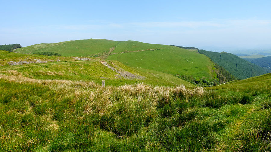 Approaching Pen y Darren Approaching Pen y Darren