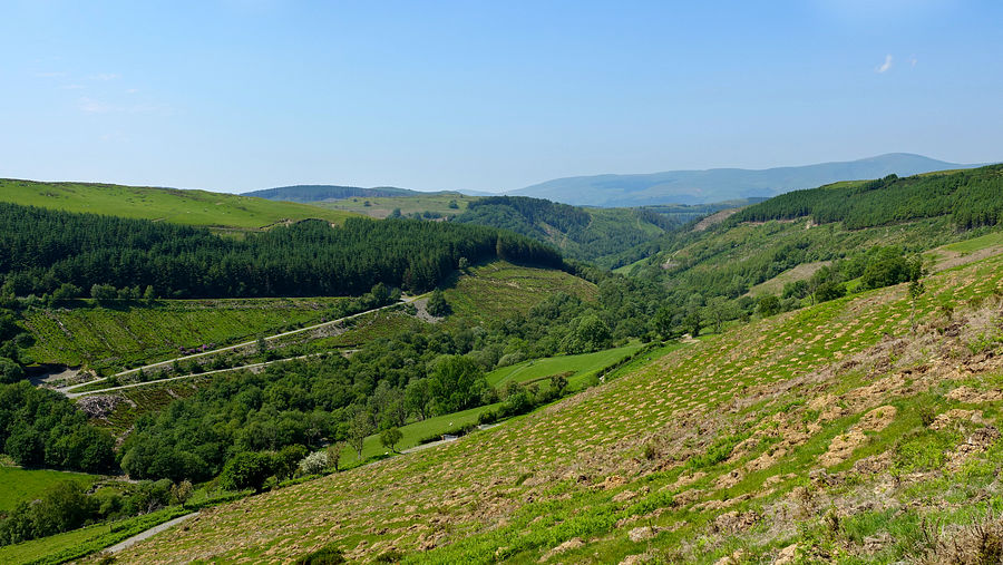 View from Bwlch y Groesen View from Bwlch y Groesen