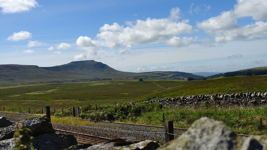 View towards Ingleborough from Bleamoor Sidings